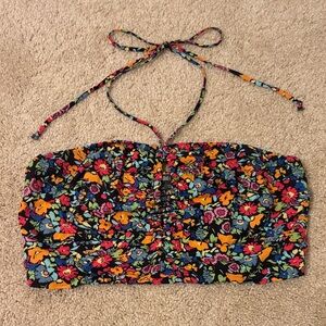 Wild Fable Multicolor Floral Crop Top